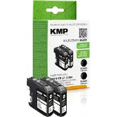 KMP Printtechnik AG 1529,4021 Patrone Brother LC-223BK black Doppelp. 2x550S. B62DX