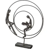 Casablanca by Gilde Casablanca Desikgn Sculpture Circles Fer