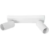 Lucide Plafonnier deux spots blancs CLUBS 2xGU10 40W