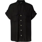 Vero Moda Chemisier 'VMBumpy' noir