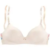 LASCANA Soutien-gorge bleu cyan / rose ancienne / blanc cassé
