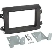 ACV Façade d'auto 2-DIN compatible avec Citroën Jumper/Fiat Ducato/Opel Movano