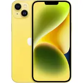 Apple iPhone 14 Plus (256 Go, Jaune, 6.70", SIM + eSIM, 5G), Téléphone portable, Jaune