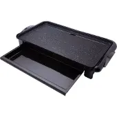 SOGO Human Technology SS-10340 Plaque électrique ou à raclette revêtue de pierre. Grande surface de cuisson 26 x 46 cm. Chauffe rapidement. Compartiment amovible. Pour tous types de grillades.