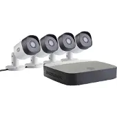 Yale Essentials Smart Home CCTV Kit - Enregistreur numérique + caméra(s) - filaire (LAN) - 4 canaux - 1 x 1 To - 4 caméra(s) (SV-4C-4ABFX-2)