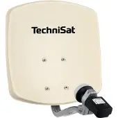Technisat Antenne offset 33 cm en aluminium V/H-LNB beige DIGIDISH 33 V/H-LNB BEIGE