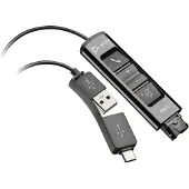 Poly Adaptateur DA85 USB vers QD Noir TAA