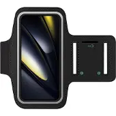 SmartFitness Xiaomi Poco F6 Appareil mobile Bracelet de sport, Brassard pour smartphone, Noir