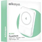 Alkaya Thor MagSafe 5.000 mAh Powerbank Slim weiss
