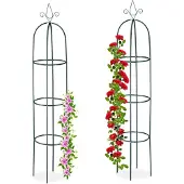 Relaxdays 2x support pour plantes grimpantes (41 cm, 41 cm)