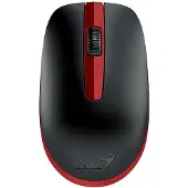 Genius NX-7007 II/Kancelářská/Optická/1 200 DPI/Bezdrátová USB/Černá-červená
