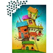 Enjoy Puzzle 1000 pièces Enjoy – Maisons de contes de fées