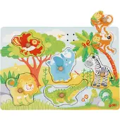 Goki Kleinkinder Puzzle Soundpuzzle Afrikanische Tiere