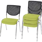 MCW Chaise visiteur H401 Empilable (lot de 4)