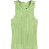 Scotch & Soda U9a00643t Sleeveless T-shirt Vert S Femme