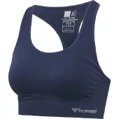 Hummel Soutien-gorge de sport 'Tif' marine / bleu marine / gris clair