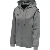 Hummel Veste de survêtement gris chiné / noir