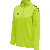 Hummel Sweat de sport jaune fluo / noir