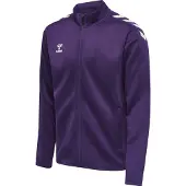 Hummel Veste de survêtement prune / blanc