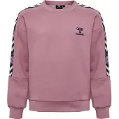 Hummel Sweat-shirt 'Zoe' bleu foncé / rose ancienne / blanc
