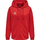 Hummel Veste de survêtement rouge feu / blanc