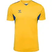 Hummel T-Shirt fonctionnel bleu marine / jaune