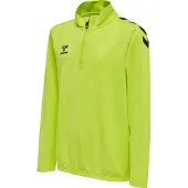 Hummel Sweat de sport 'Core' jaune fluo / gris / noir