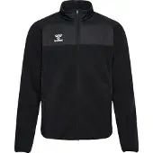 Hummel Veste en polaire noir / blanc