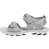 Hummel Sandales gris / noir / argent