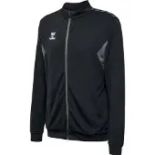 Hummel Veste de survêtement 'Authentic' gris / noir / blanc