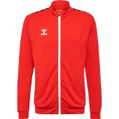 Hummel Veste de survêtement 'Authentic' gris / canneberge / noir / blanc