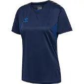 Hummel T-shirt fonctionnel 'Authentic' marine / gentiane / noir / blanc