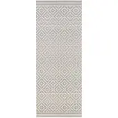 NORTHRUGS Tapis D'intérieur Et D'extérieur En Losange Gris Crème 80 X 200 Cm