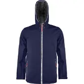 Kariban Veste imperméable pour hommes Veste de pluie respirante Veste coupe-vent, Taille:XL, Couleur:Bleu marine