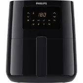 Philips Airfryer Compact 3000 Series, Friteuse à air chaud, 0.8 kg, Écran tactile, Économie d'énergie, Noir (HD9252/90)