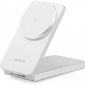 UGREEN Chargeur inductif W706 15 W 2 en 1 (blanc)