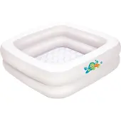 Bestway Pataugeoire 86x86x24cm - Piscine Bassin bébé enfant 0 - 3 ans
