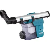 Makita Adaptateur d'aspiration active HEPA DX11 compatible entre autres avec HR3012 / HR009G - DX11 - avec mécanisme de nettoyage
