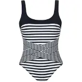 Sunflair Maillot de bain noir / blanc