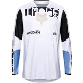 FOX 180 Digi Image Long Sleeve Jersey Blanc XL Homme