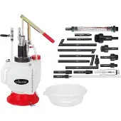 Vigor V4385N Dispositif de remplissage d'huile avec jeu d'adaptateurs Nombre d'outils : 18