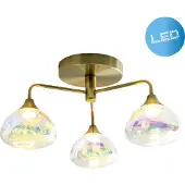 Näve LED Plafonnier VARNA Ø42cm 9W blanc chaud laiton 1367745