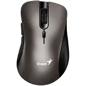 Genius Ergo 8100S/Ergonomic/Optical/Right-handed/1 600 DPI/Wireless USB/Champagne Titanium