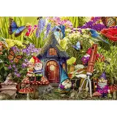 Alipson Puzzle Puzzle Gnome Garden 1000 pièces coloré plastique