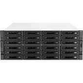 Qnap TS-H3087XU-RP NAS Rack (4U) Intel Xeon E-2378 64 GB DDR4 0 TB QuTS hero Noir, Blanc