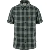 Fjällräven Övik Travel Short Sleeve Shirt Vert L Homme