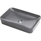 Loge Ceramic Countertop Washbasin 60x40 Cm Argenté