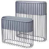Broste Copenhagen Jardinière Fenja sur standard - bleu