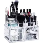 Relaxdays Organiseur à Maquillage avec 3 Tiroirs