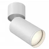 Maytoni Focus S Plafonnier, Lampe de plafond GU10 12,8cm Blanc (GU10)